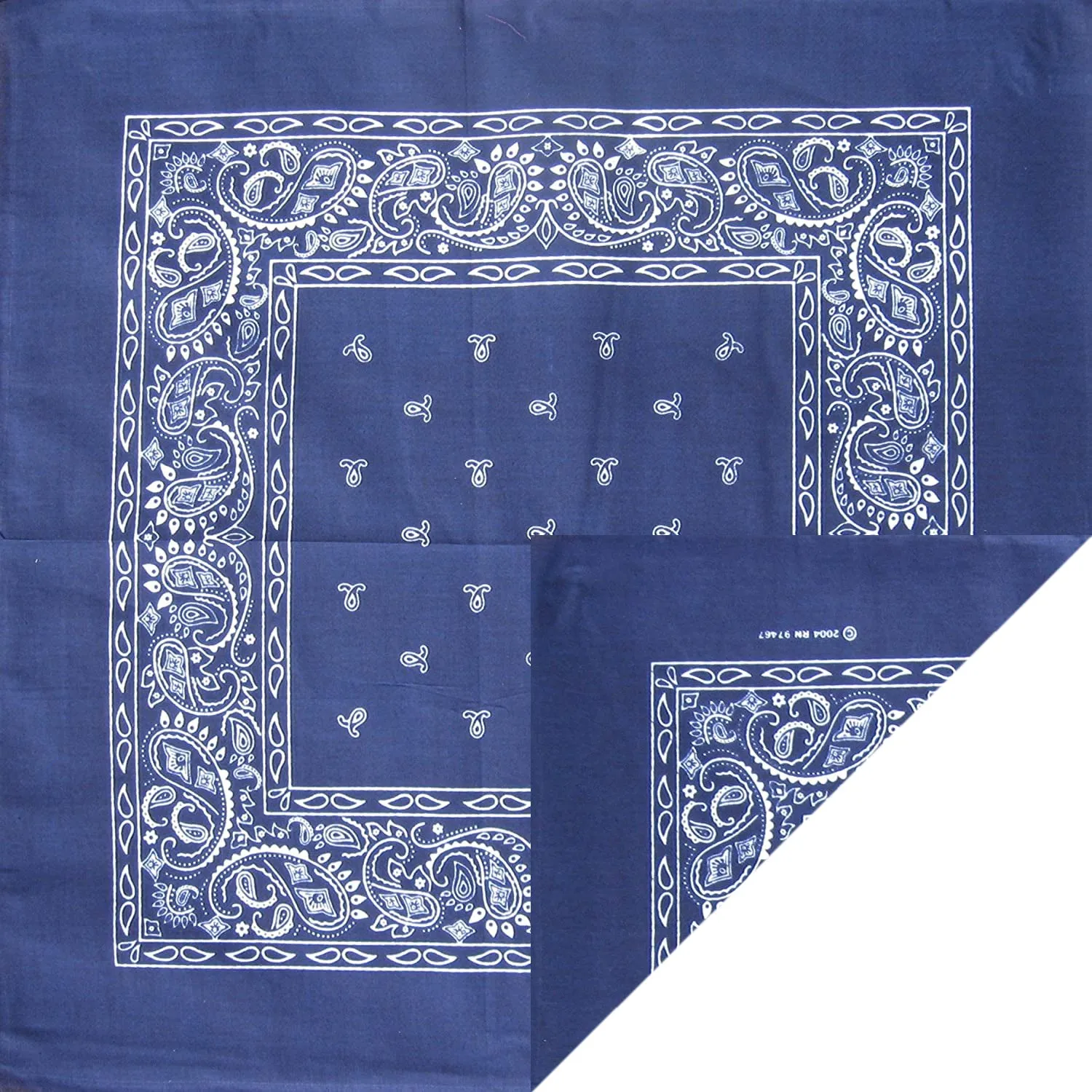 120 ct 100% Cotton Paisley Bandana - Pack of 120