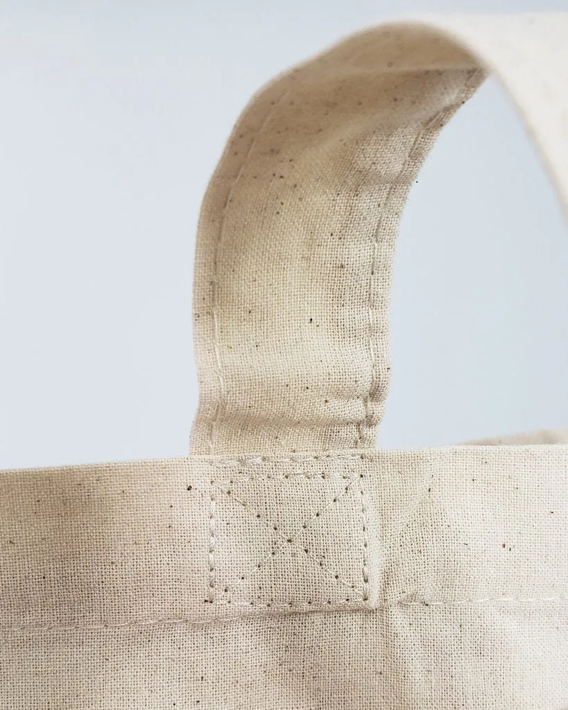 240 ct Organic Cotton Canvas Tote Bags with Gusset - By Case