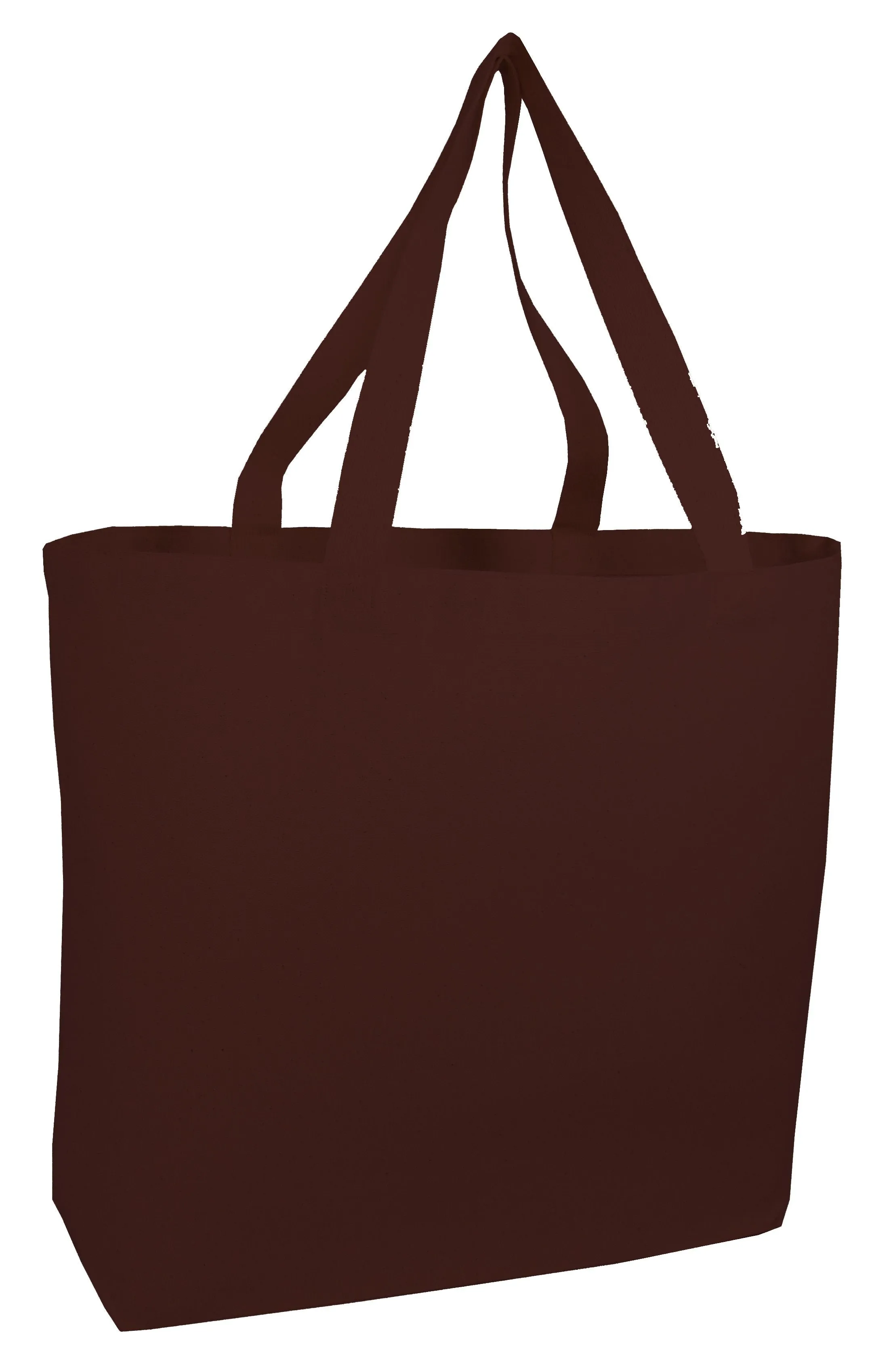 96 ct Large Canvas Wholesale Tote Bag with Long Web Handles - By Case