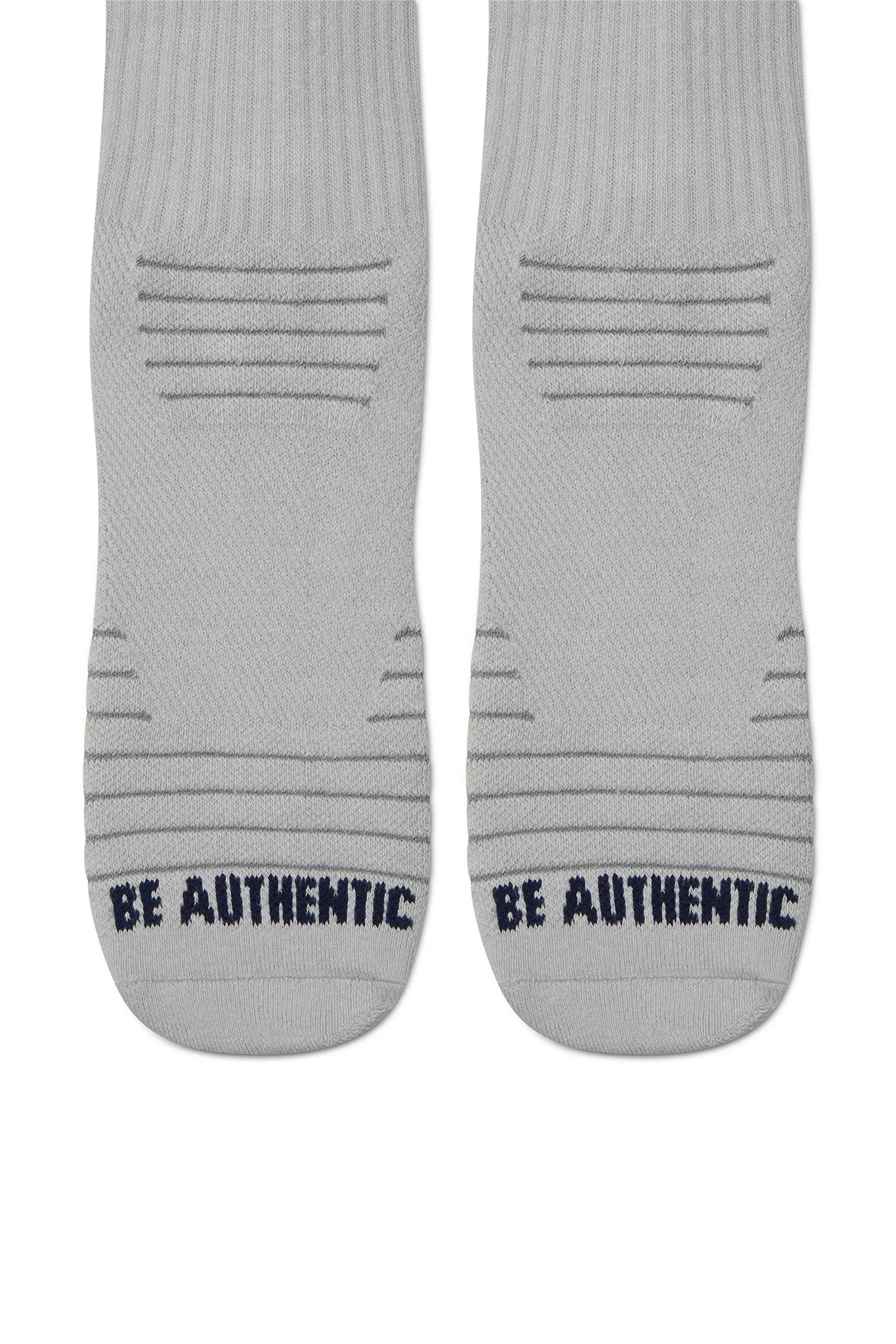 Ankle Height Logo Socks Grey