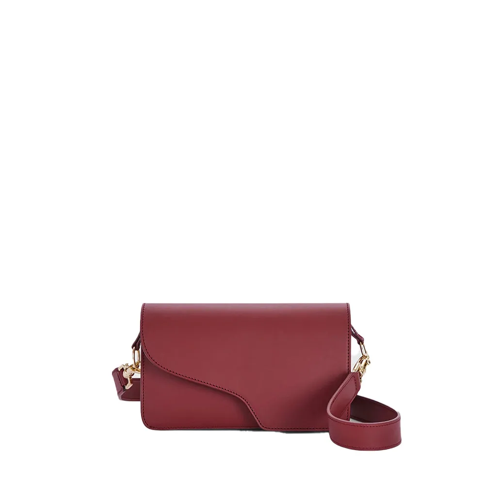 Assisi Merlot Crossbody Bag