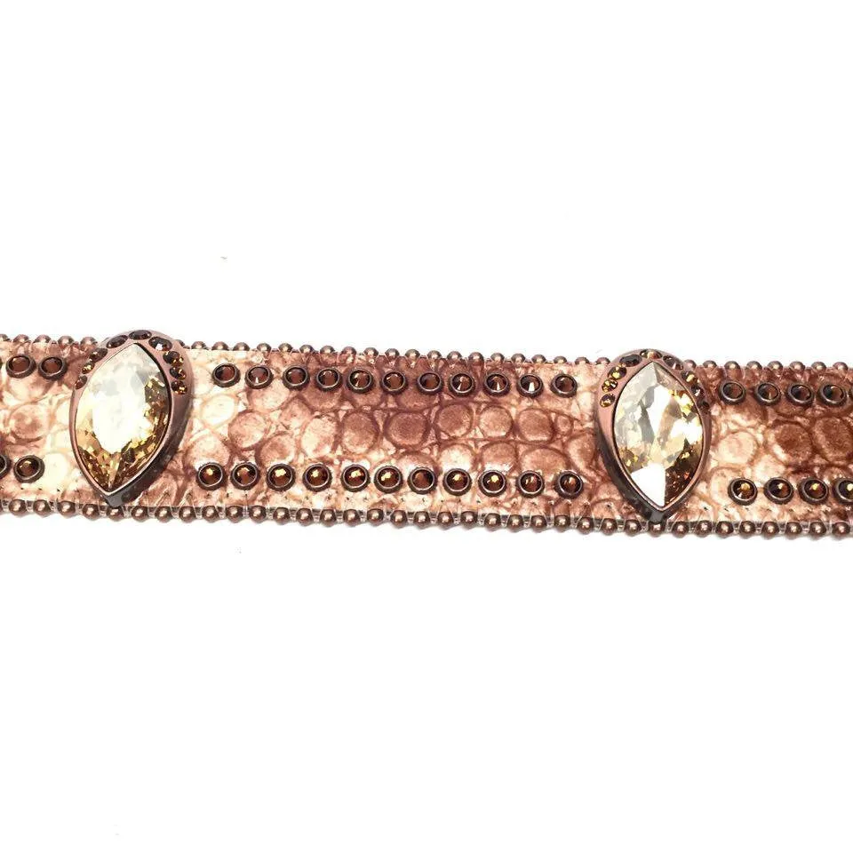 b.b. Simon 'Caramel Candy' Crystal Belt