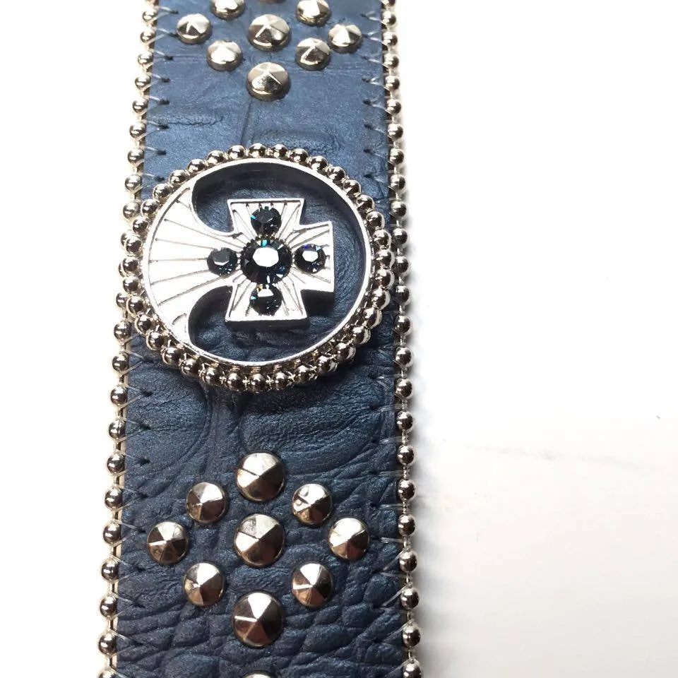 b.b. Simon Ocean Cross Crystal Belt