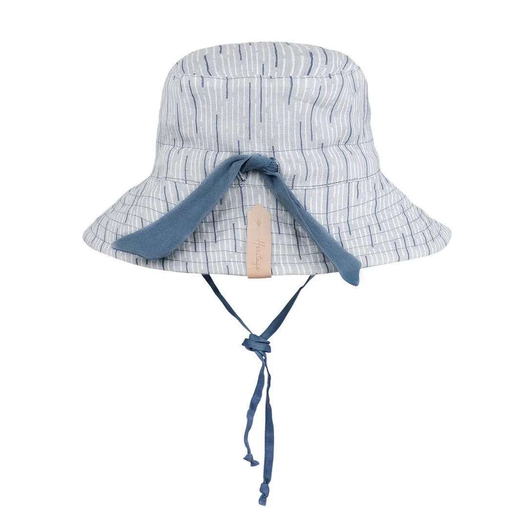 Bedhead Explorer Kids Reversible Sun Hat - Sprig/Steele