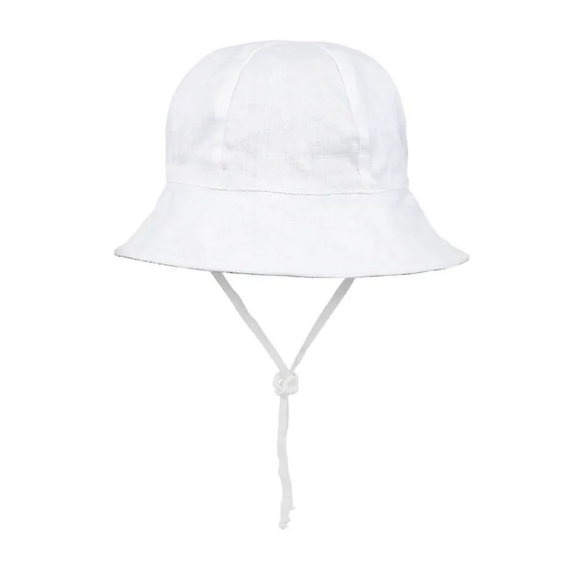 Bedhead Girls Reversible Sun Hat - Wanderer Winnie Blanc