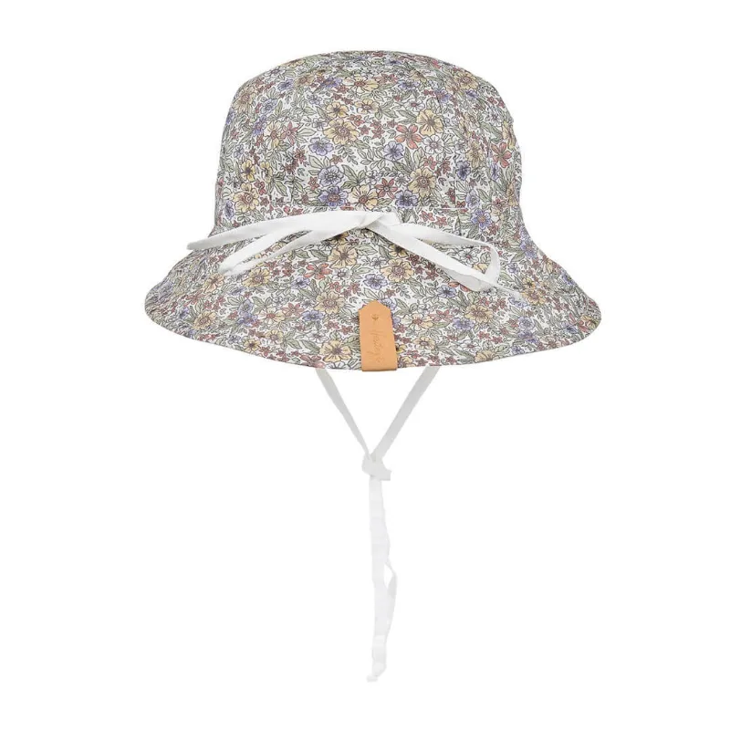 Bedhead Girls Reversible Sun Hat - Wanderer Winnie Blanc