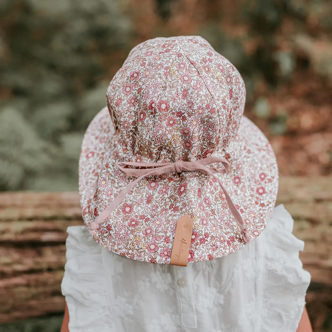 BEDHEAD WANDERER REVERSIBLE PANELLED BUCKET HAT- RAMBLE/ROSA