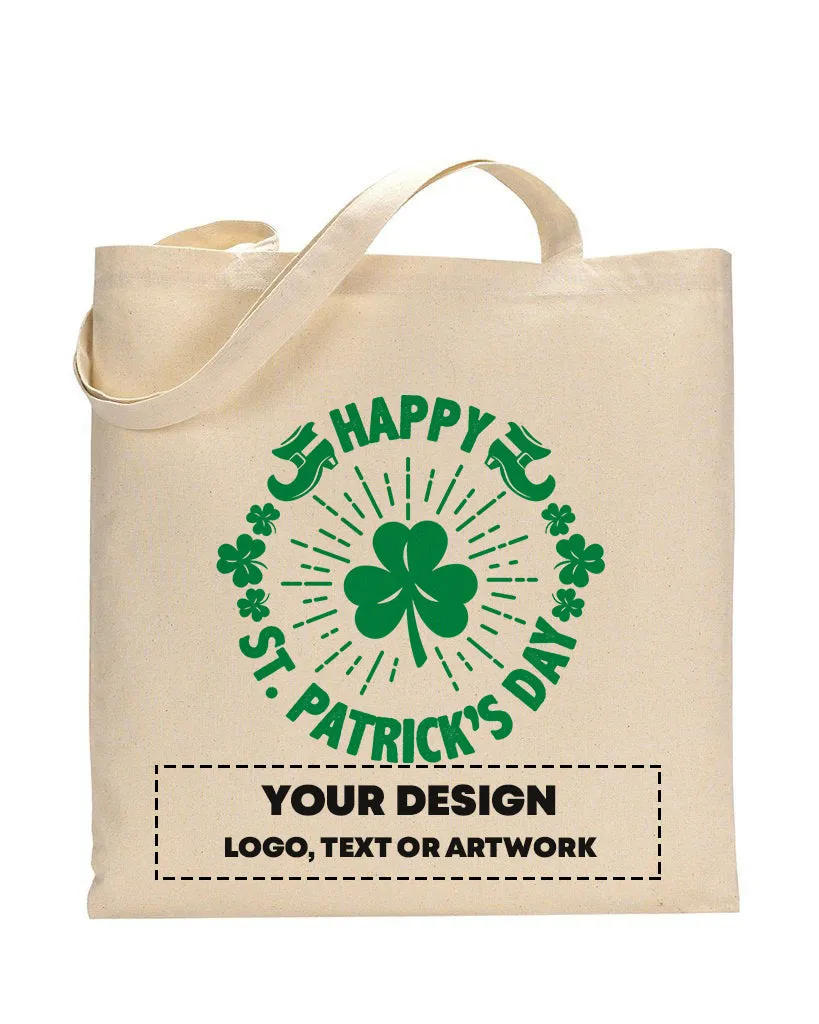 Big Leaf Happy St Patrick's Day - St Patrick's Tote Bag