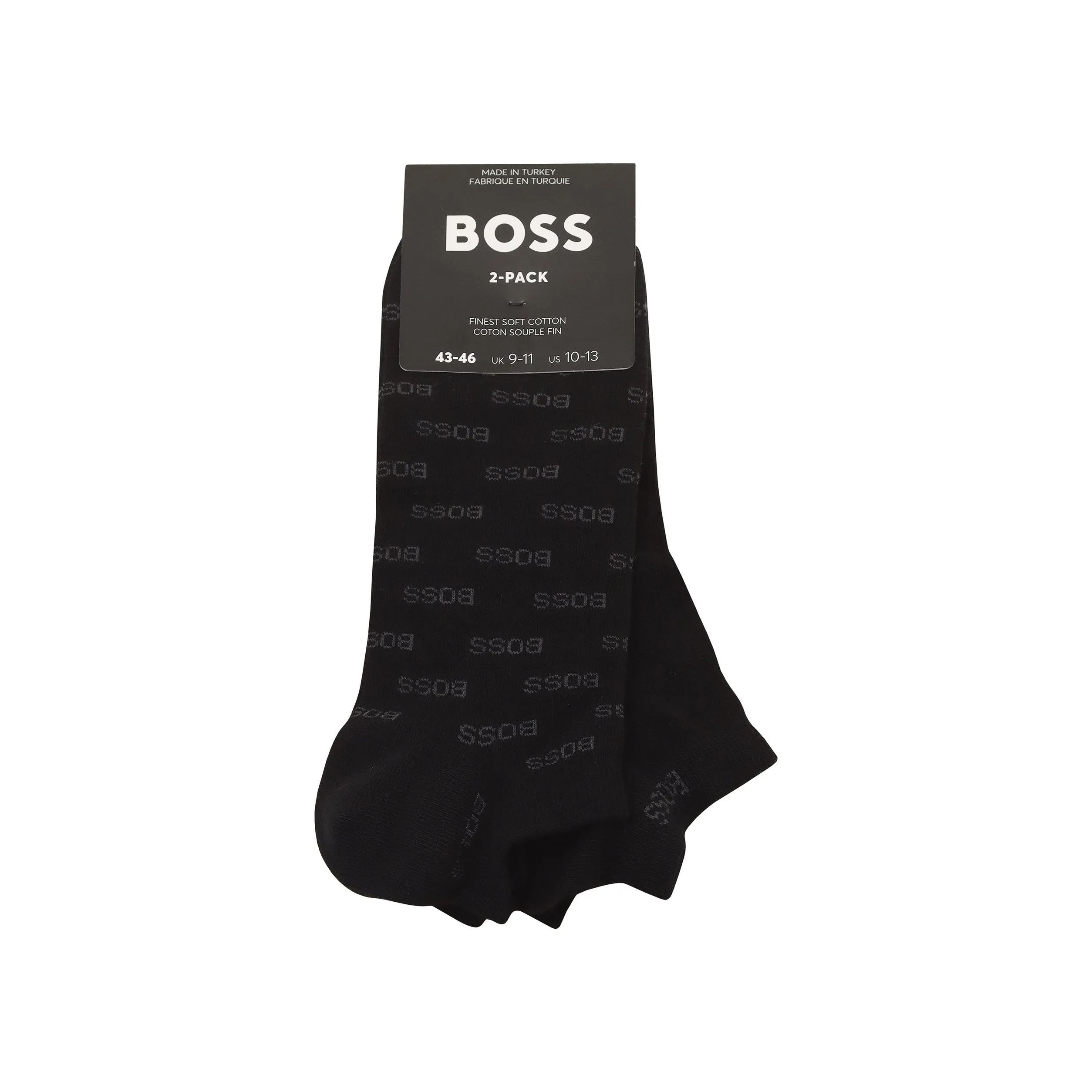 BOSS 2 Pair Allover Ankle Socks