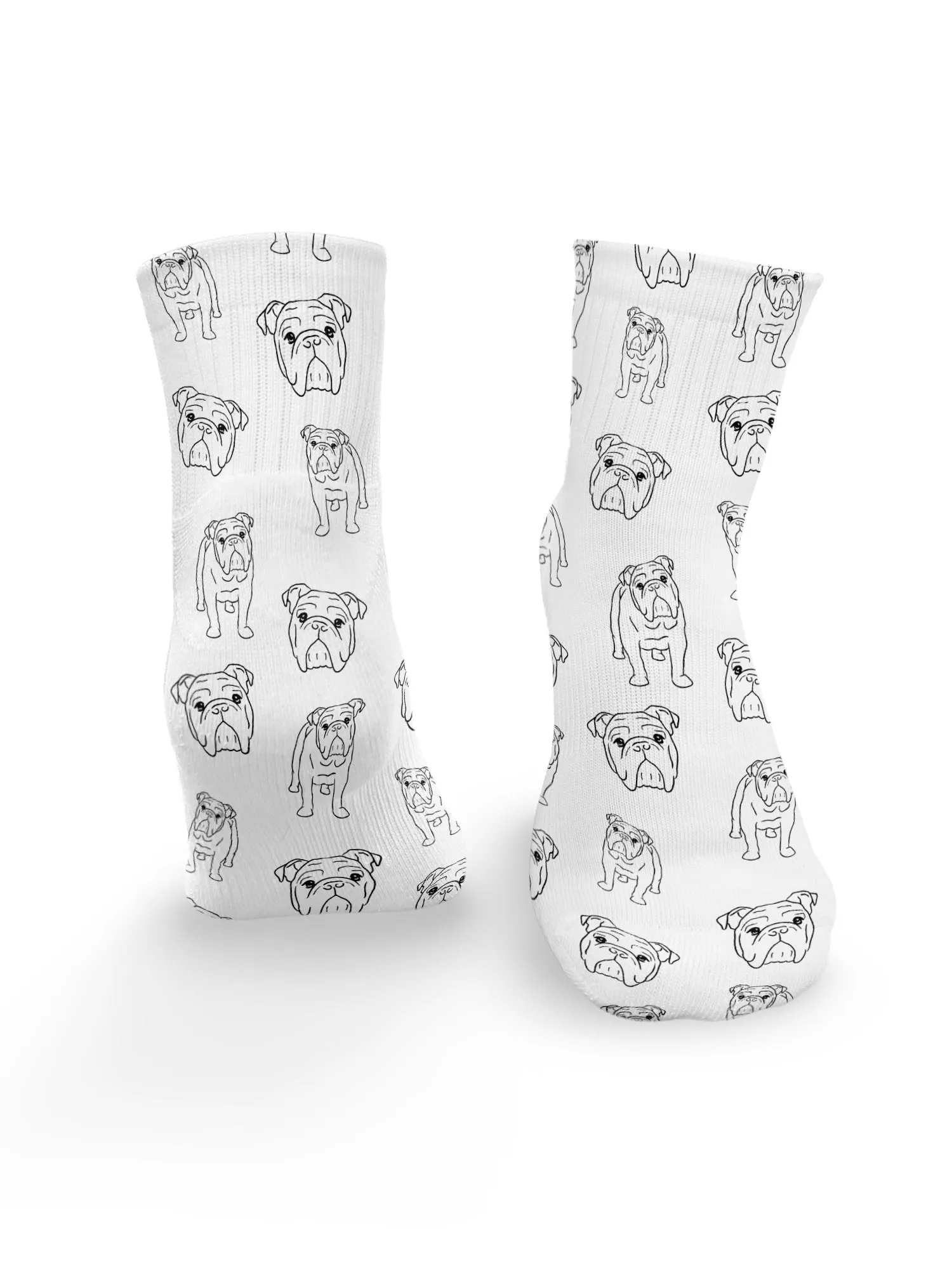 British Bulldog Ankle Socks