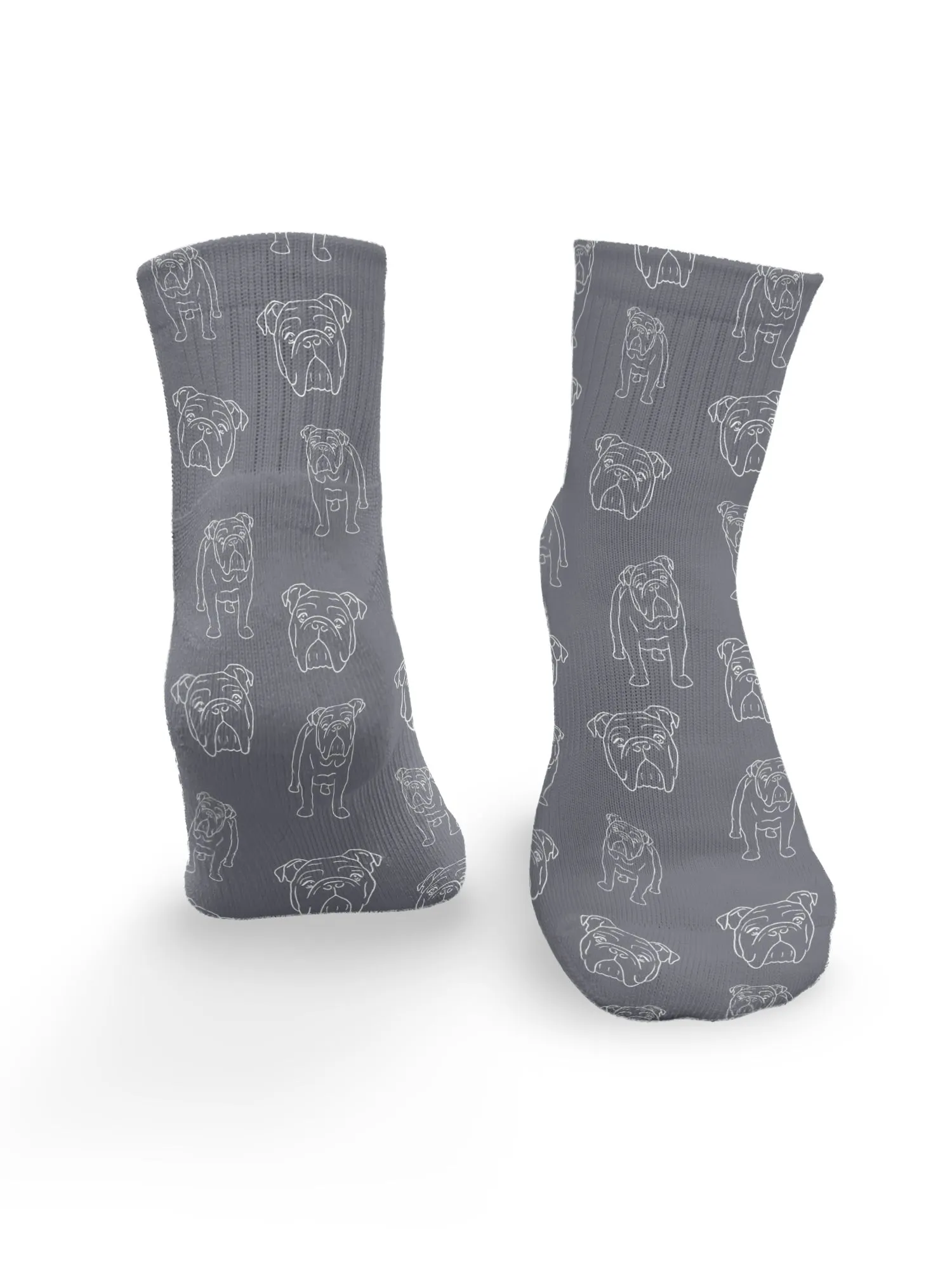 British Bulldog Ankle Socks