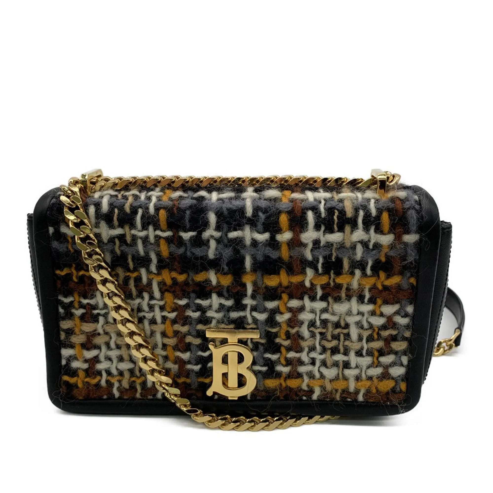 Burberry Lola Bag Multicolor Tweed