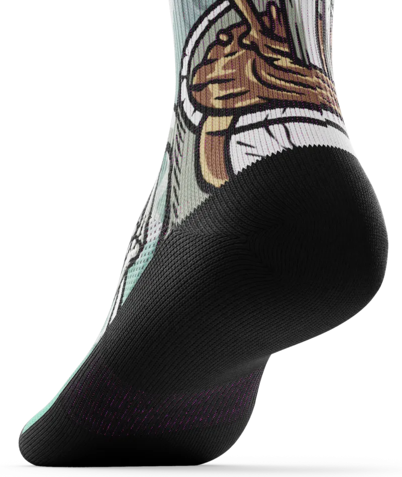 Caffeinated Knee High Compression Socks