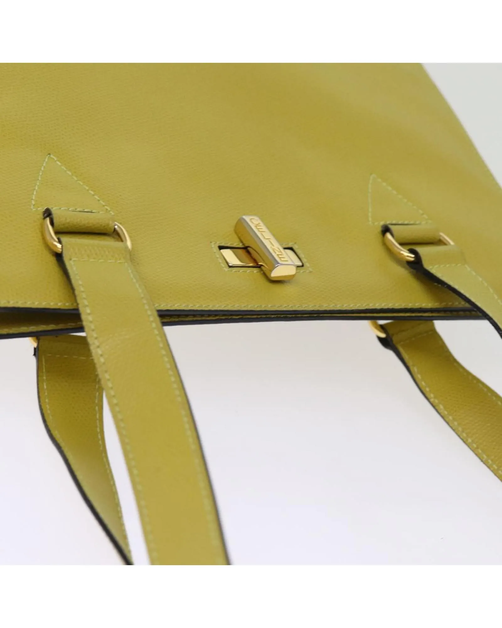 CELINE Trio Bag in Yellow Leather