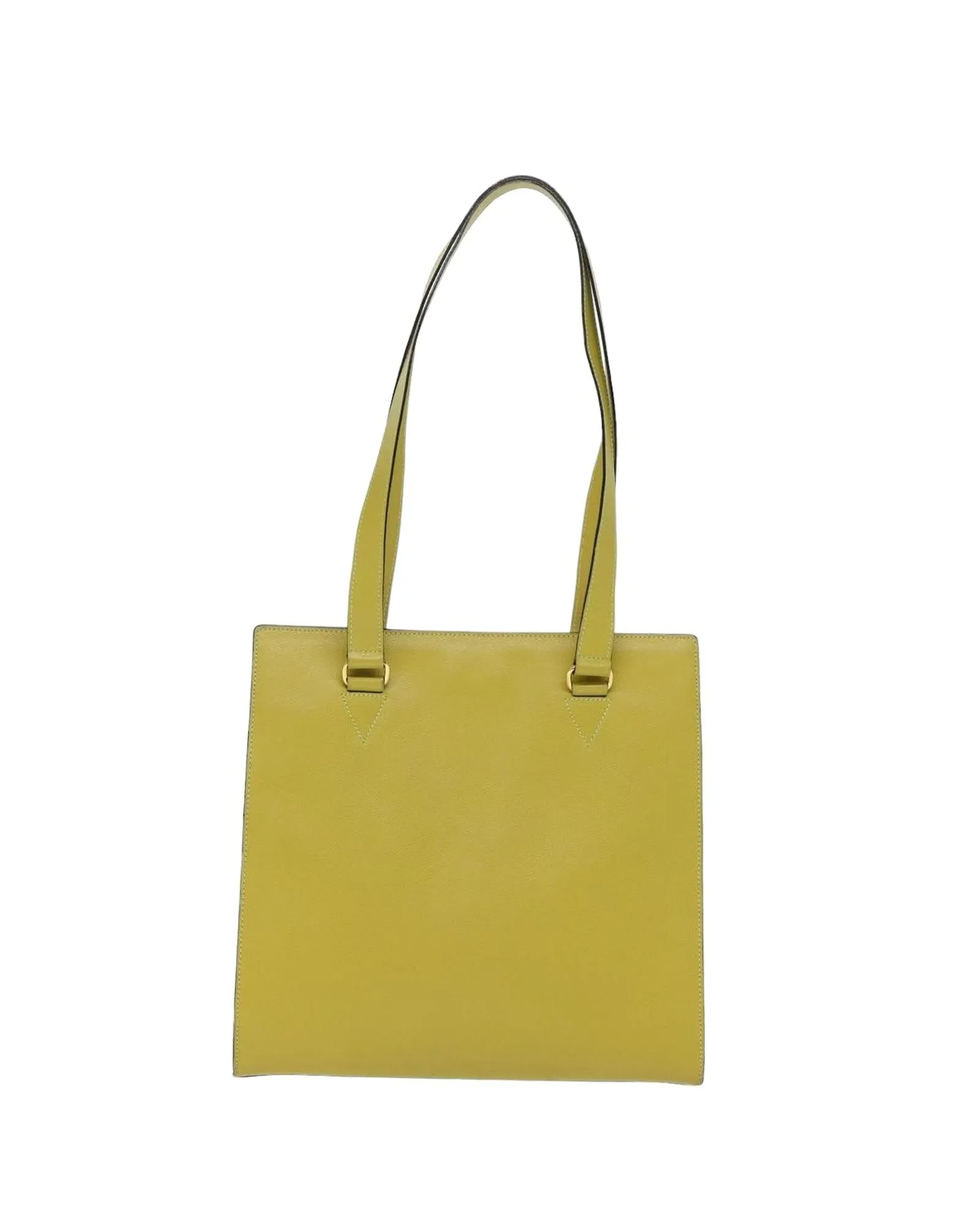 CELINE Trio Bag in Yellow Leather