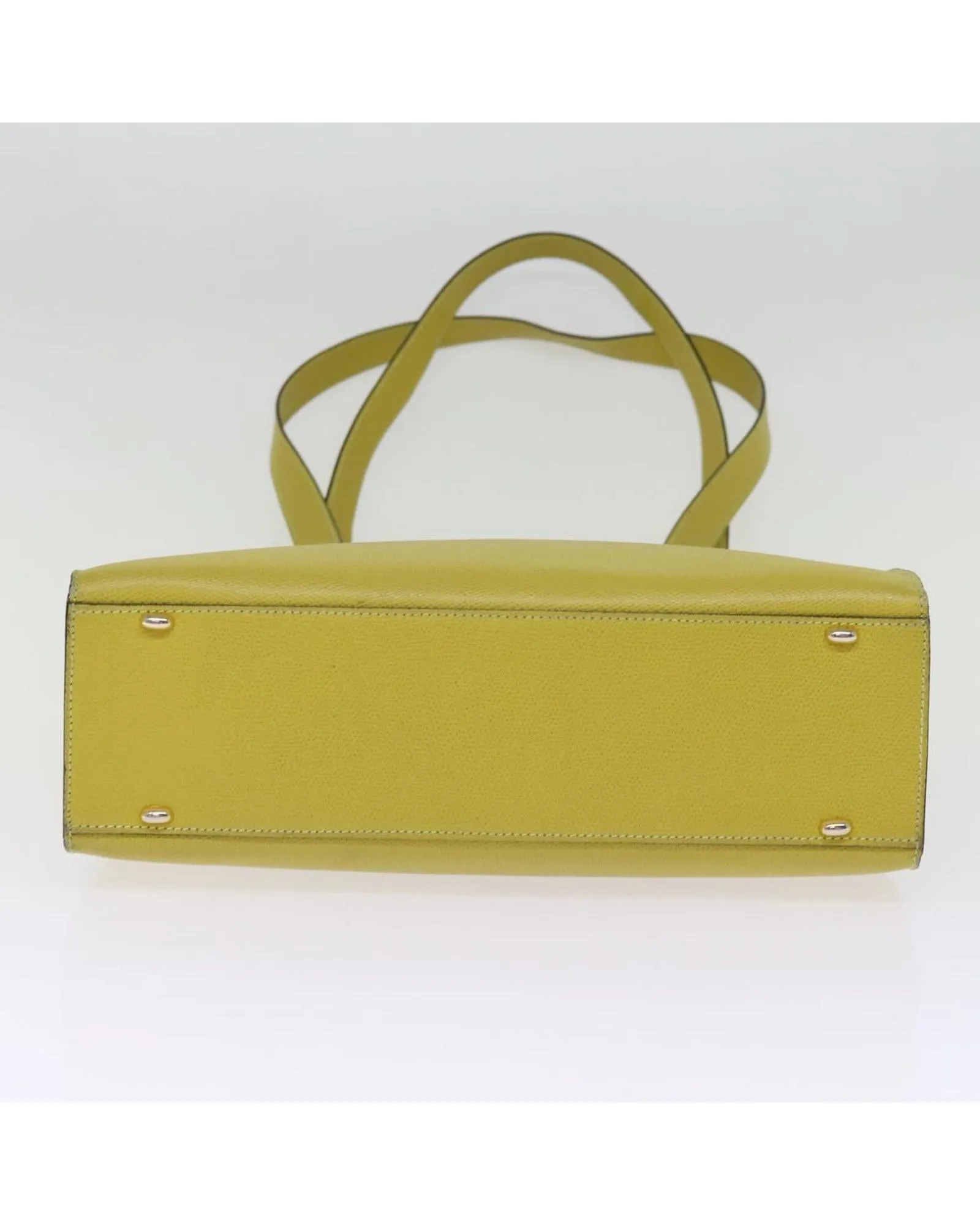 CELINE Trio Bag in Yellow Leather