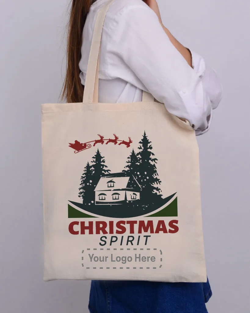 Christmas Spirit Tote Bag - Christmas Bags