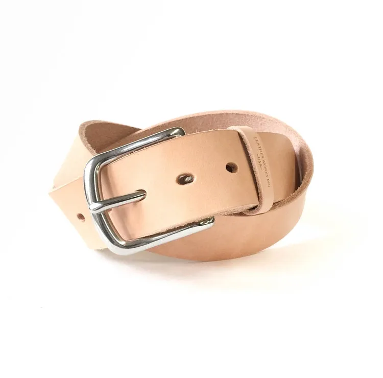 Classic Leather Belt  1 1/2"