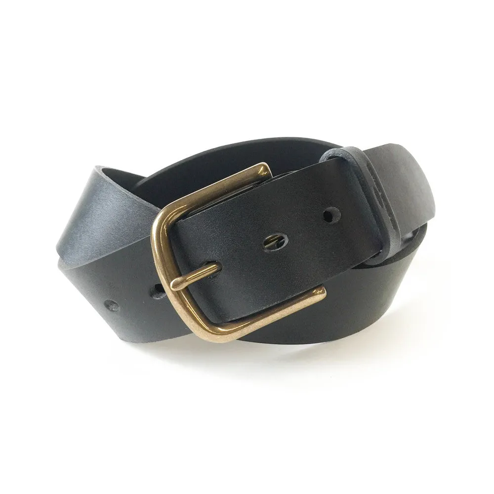 Classic Leather Belt  1 1/2"