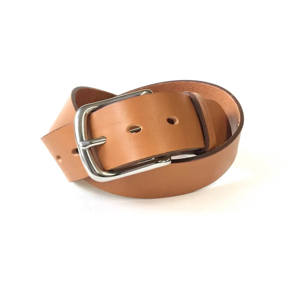 Classic Leather Belt  1 1/2"