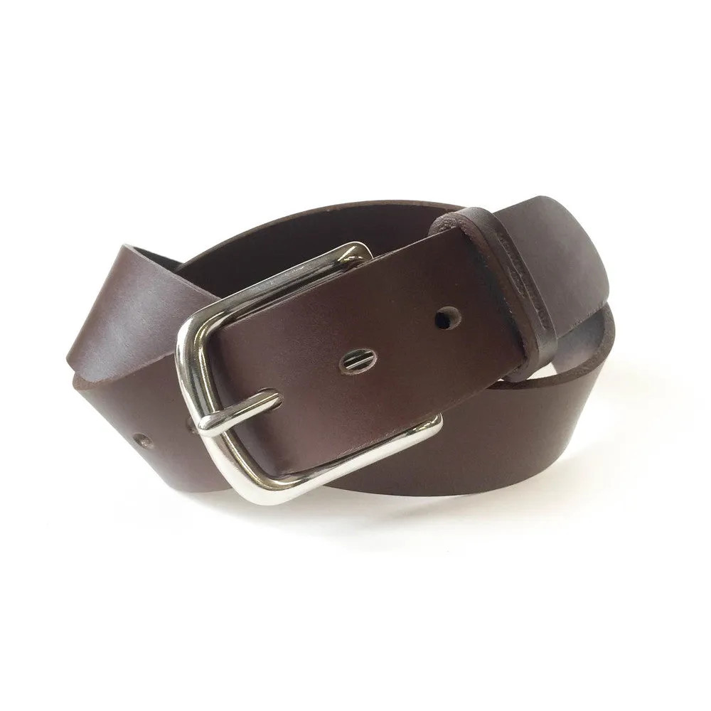 Classic Leather Belt  1 1/2"