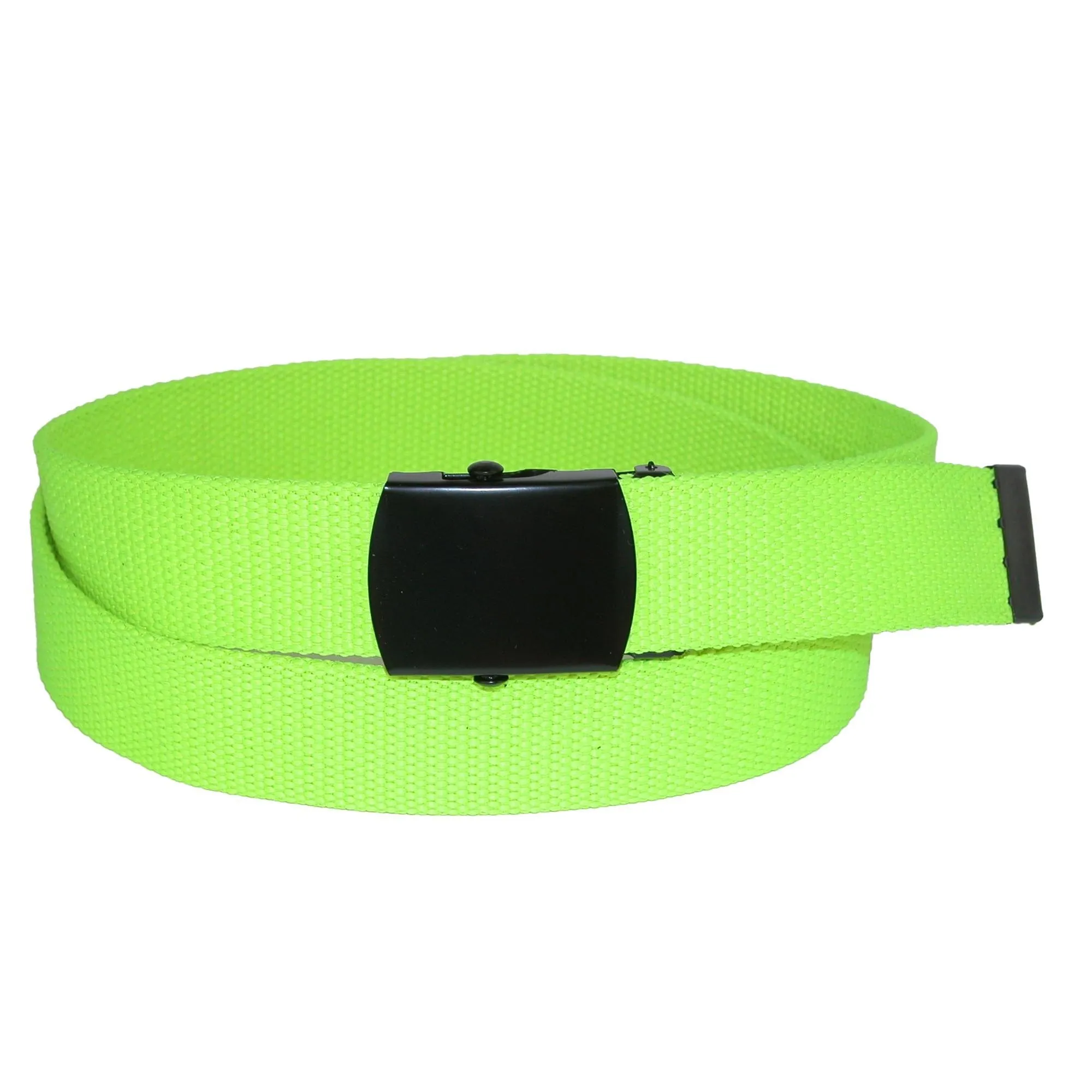 CTM® Plus Size Adjustable Neon Fabric Web Belt