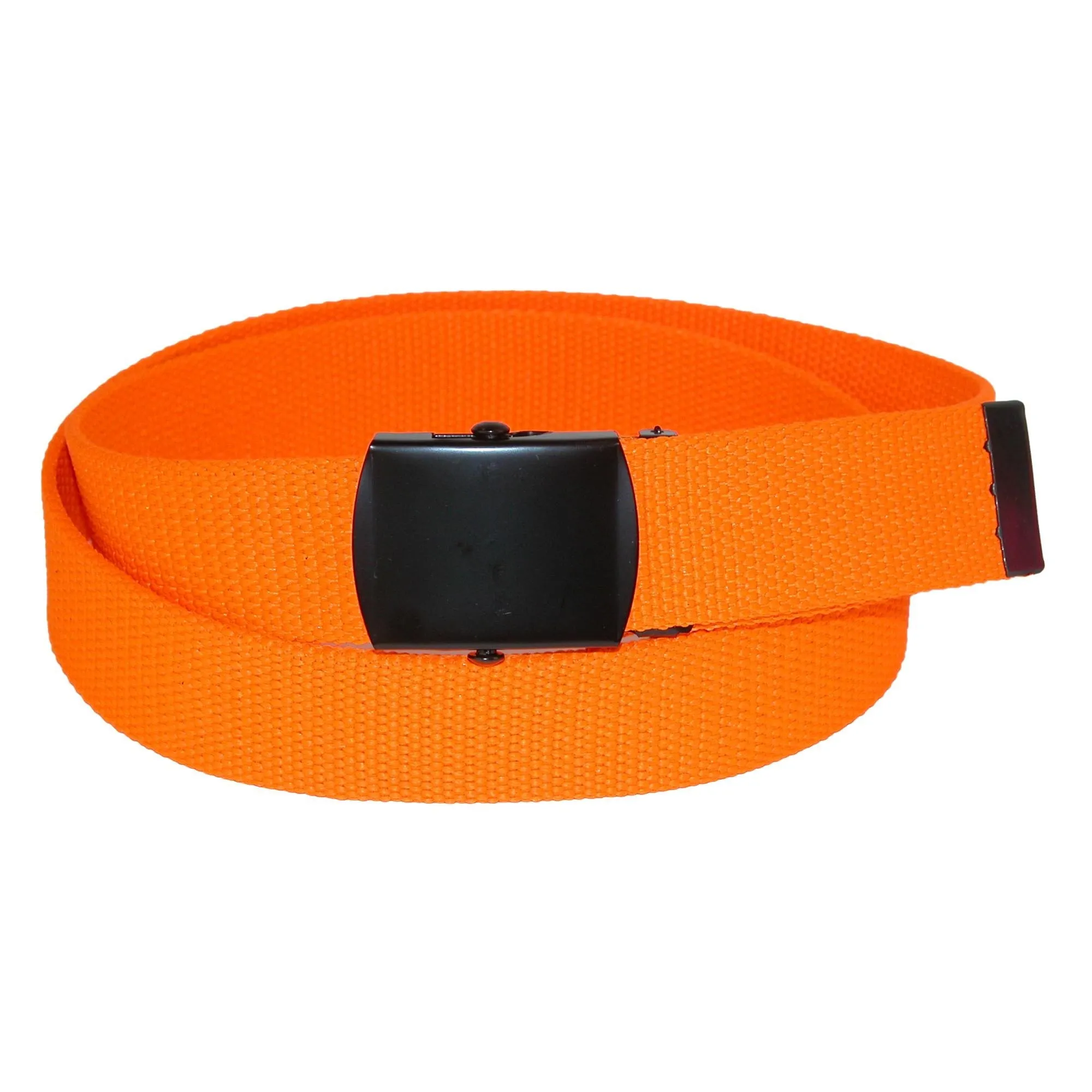 CTM® Plus Size Adjustable Neon Fabric Web Belt