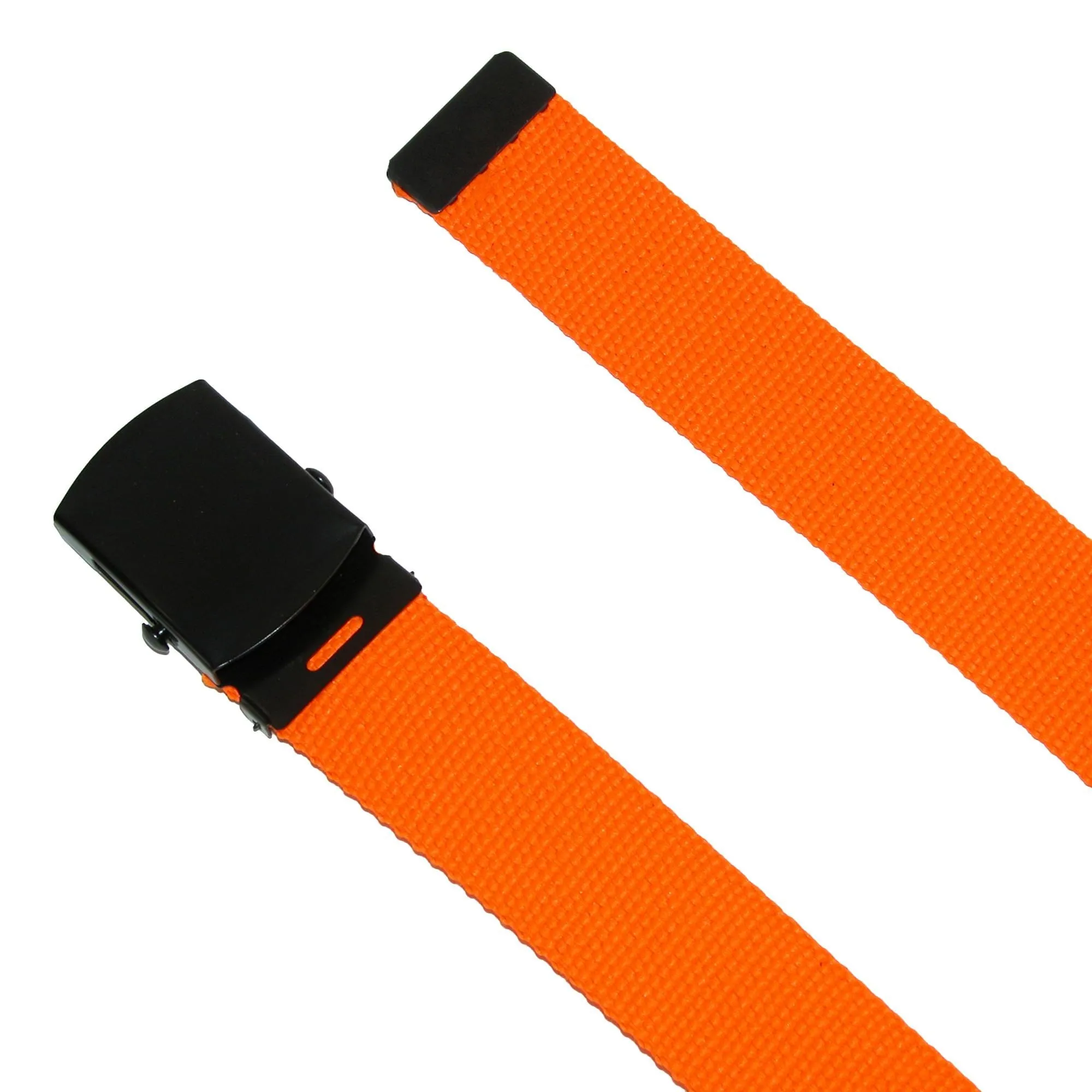 CTM® Plus Size Adjustable Neon Fabric Web Belt