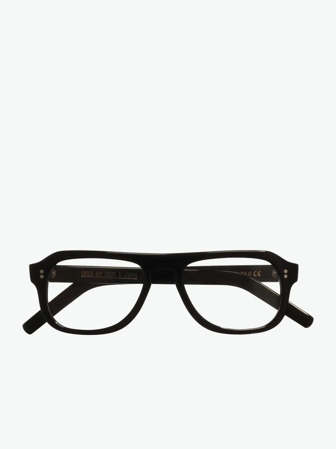 Cutler and Gross Aviator Optical Glasses Black