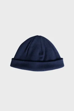 Falling Stars Wool Beanie - Navy