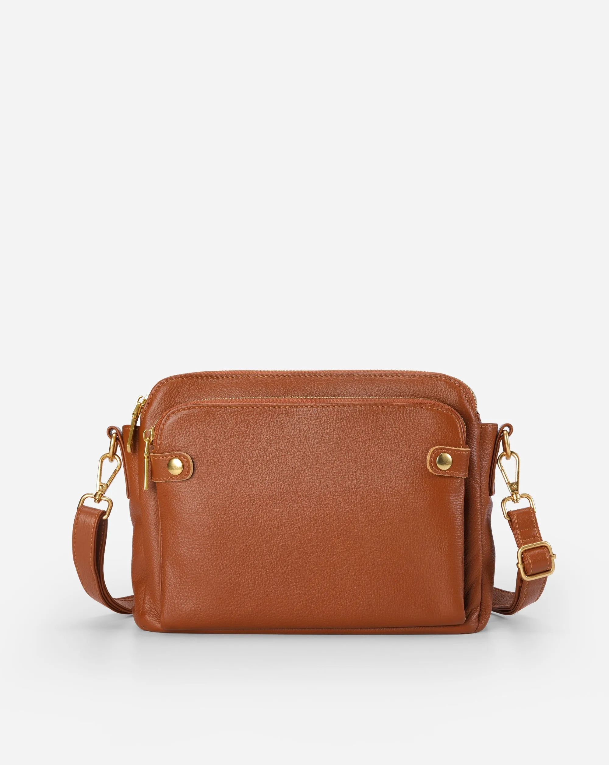 Flora™ | Crossbody Luxury Leather Shoulder Bag 2.1L