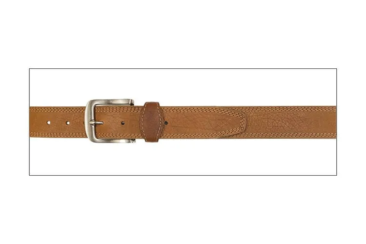 Great American Bison 7178500 Honey 1 1/2" Bison Leather Belt