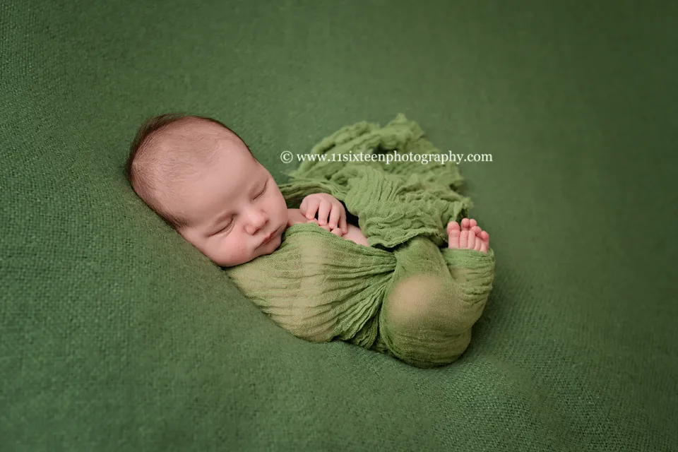 Green Cheesecloth Baby Wrap Cheese Cloth