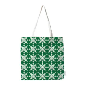 Green Quilt Tote Bag