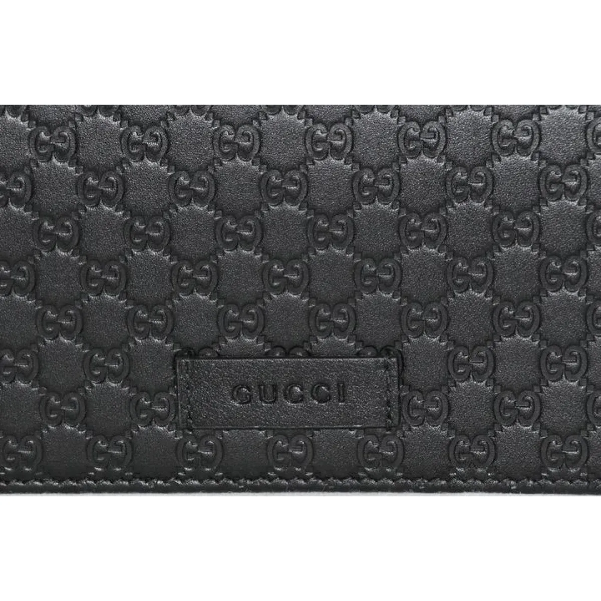 Gucci Microguccissma Black Wallet Crossbody Handbag 466507