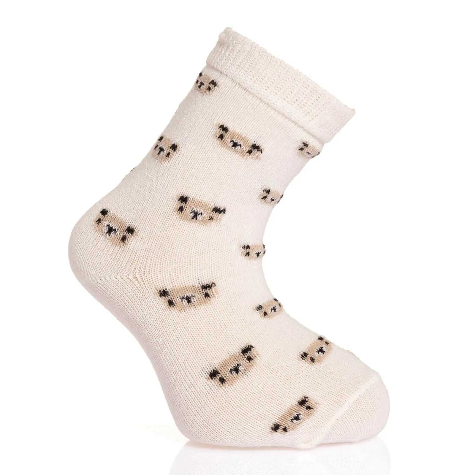 HelloBaby Pack of 5 Socks - Beige