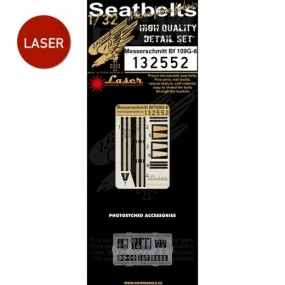 HGW 1/32 Bf 109 G6 - Seatbelts | 132552