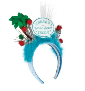 I'm Dreaming of a White Sand Christmas - Light Up Holiday Headband