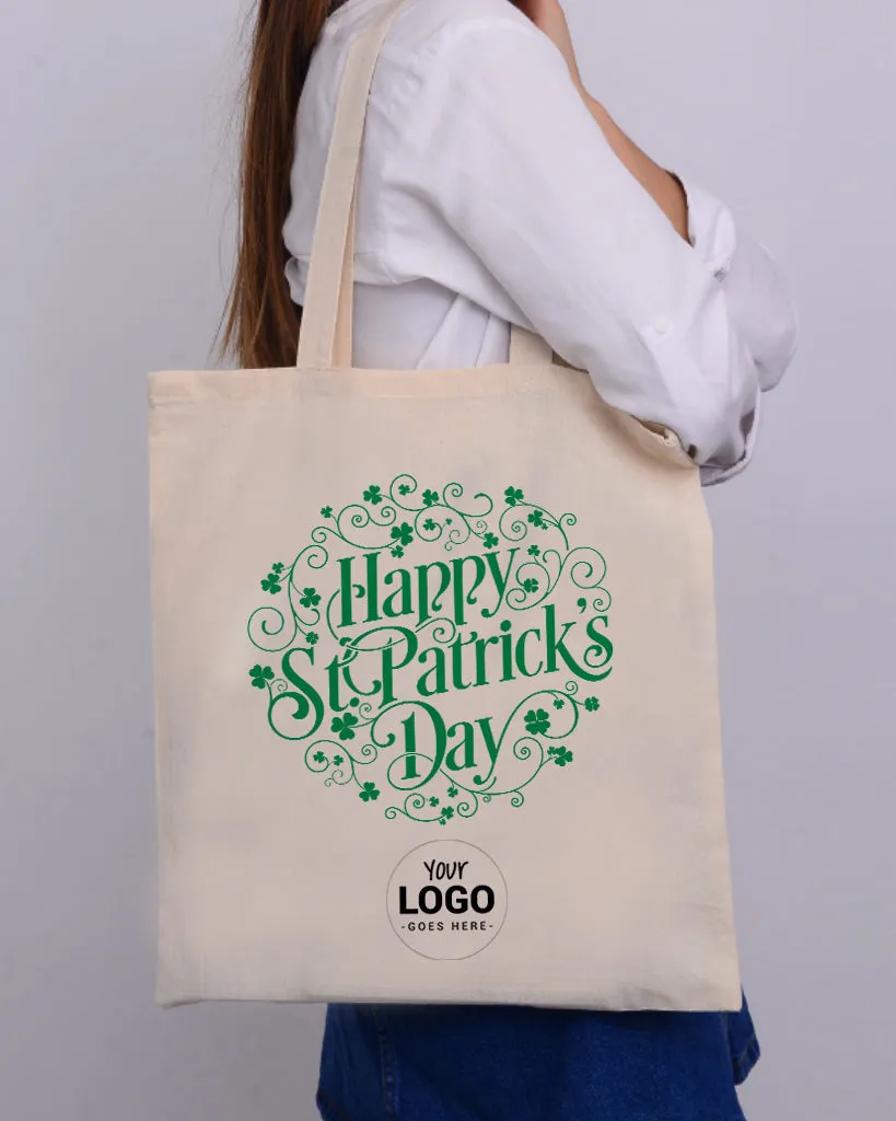 Leaf Globe Happy St Patrick's Day - St Patrick's Tote Bag