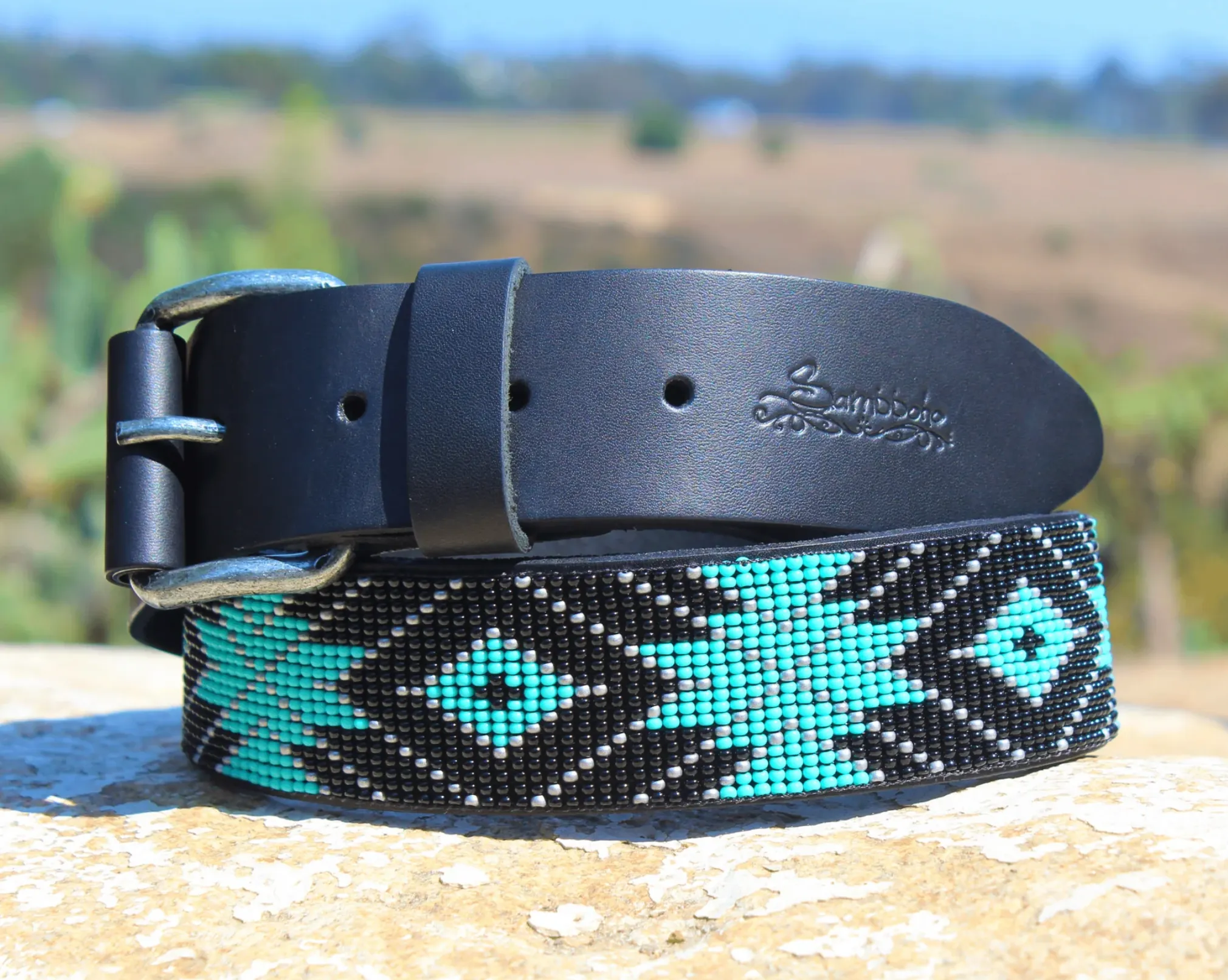 Leather Beaded Belts