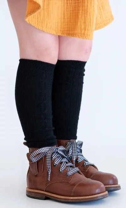 Little Stocking Co Knee High Socks - Black