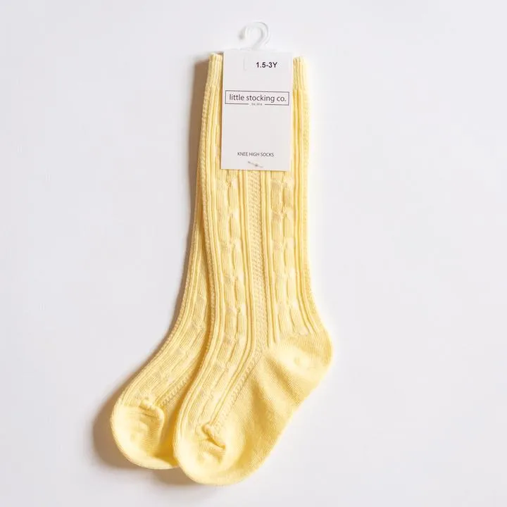 Little Stocking Co Knee High Socks - Lemonade