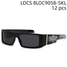 LOCS Wholesale Sunglasses 8LOC9058-SKL