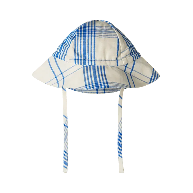 NATURE BABY LINEN SUNHAT CLYDE CHECK