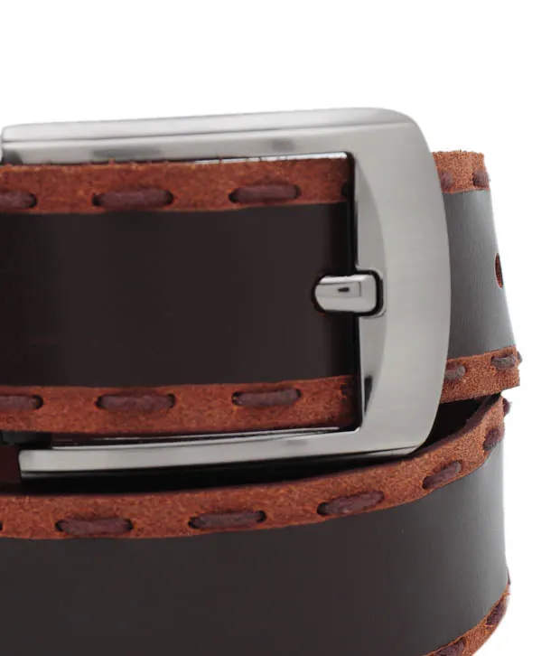 NovaPull Weaved Casual Mens Leather Belt