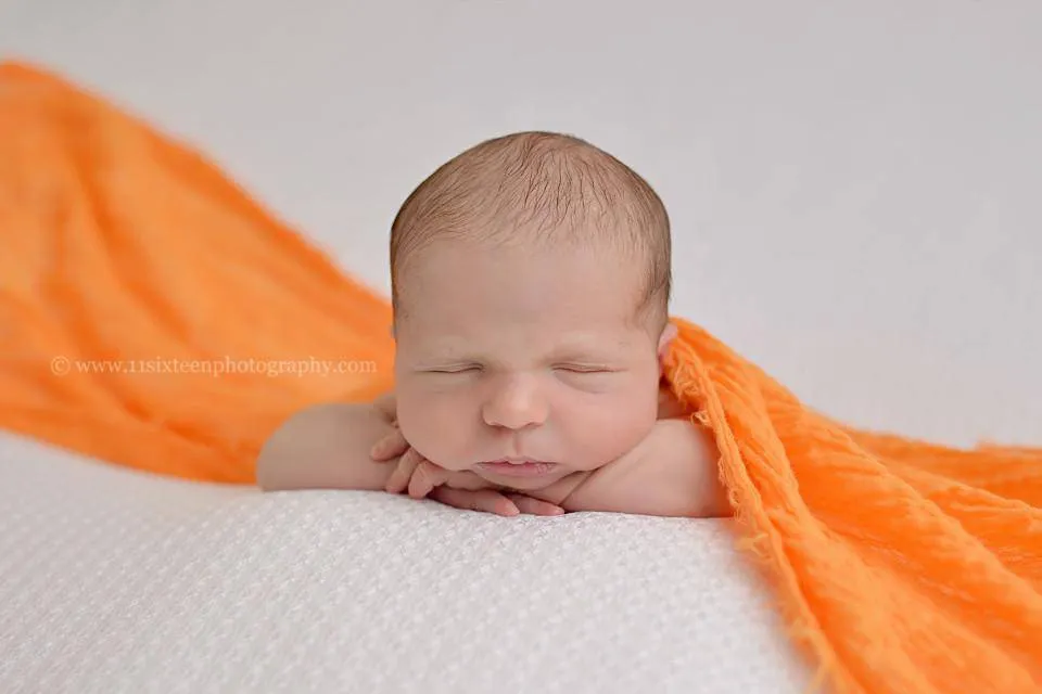 Orange Cheesecloth Newborn Baby Wrap Cheese Cloth