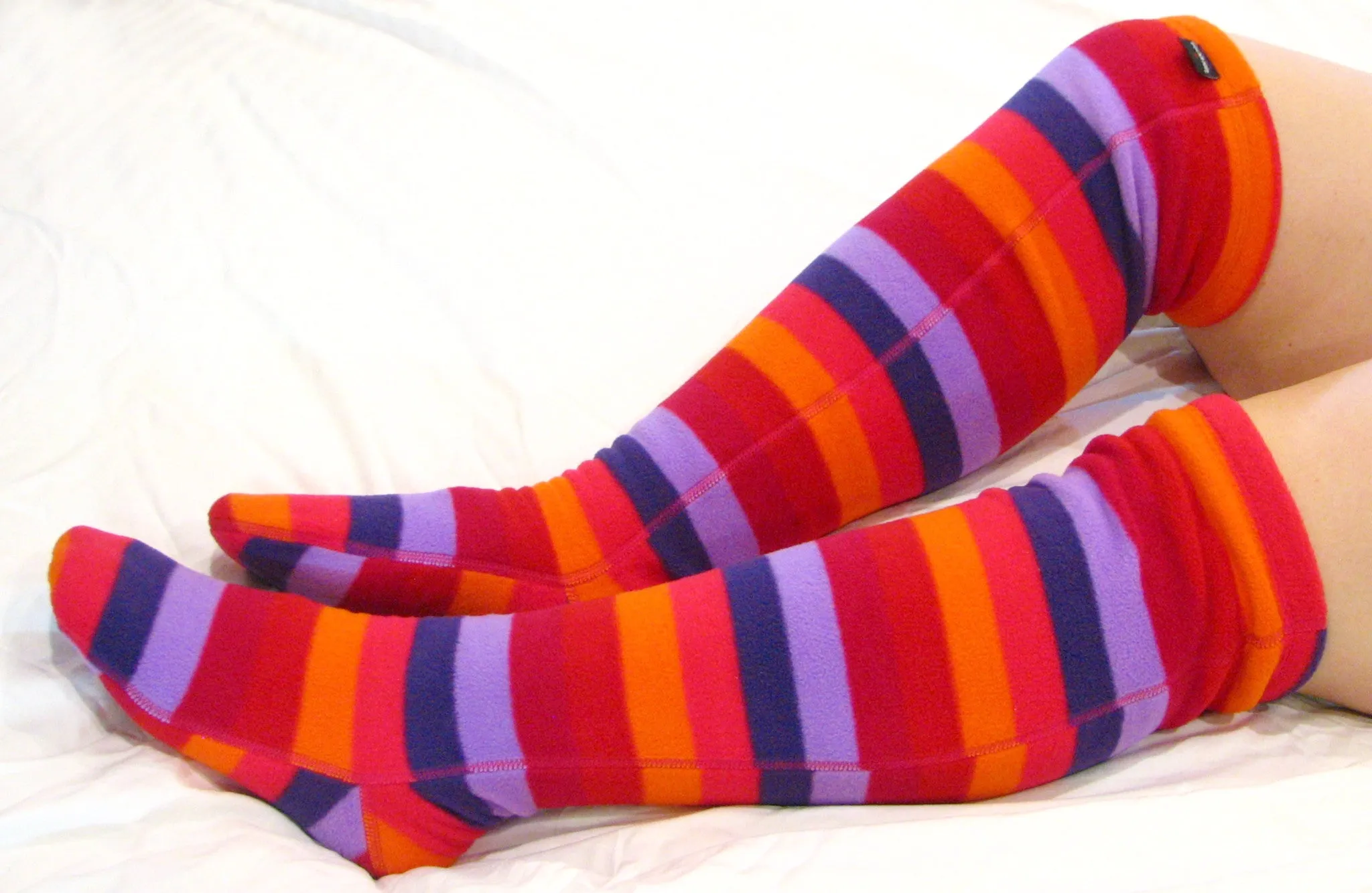 Over The Knee Fleece Socks - Jellybean