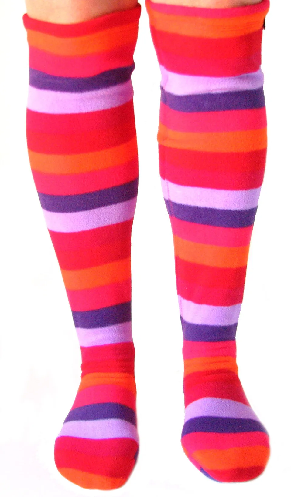 Over The Knee Fleece Socks - Jellybean