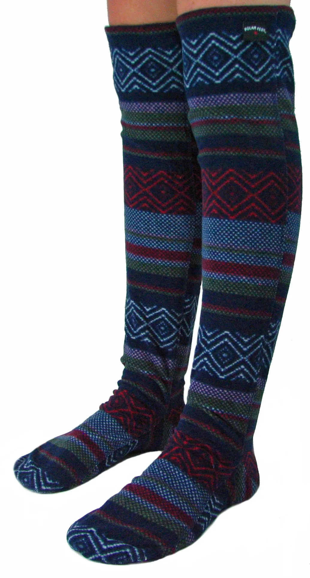 Over The Knee Fleece Socks - Nordic