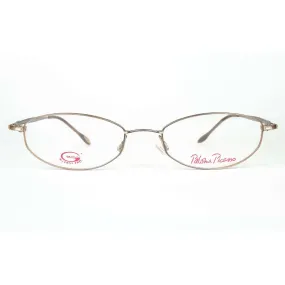 Paloma Picasso Vintage Model 8541 Gold Oval Glasses